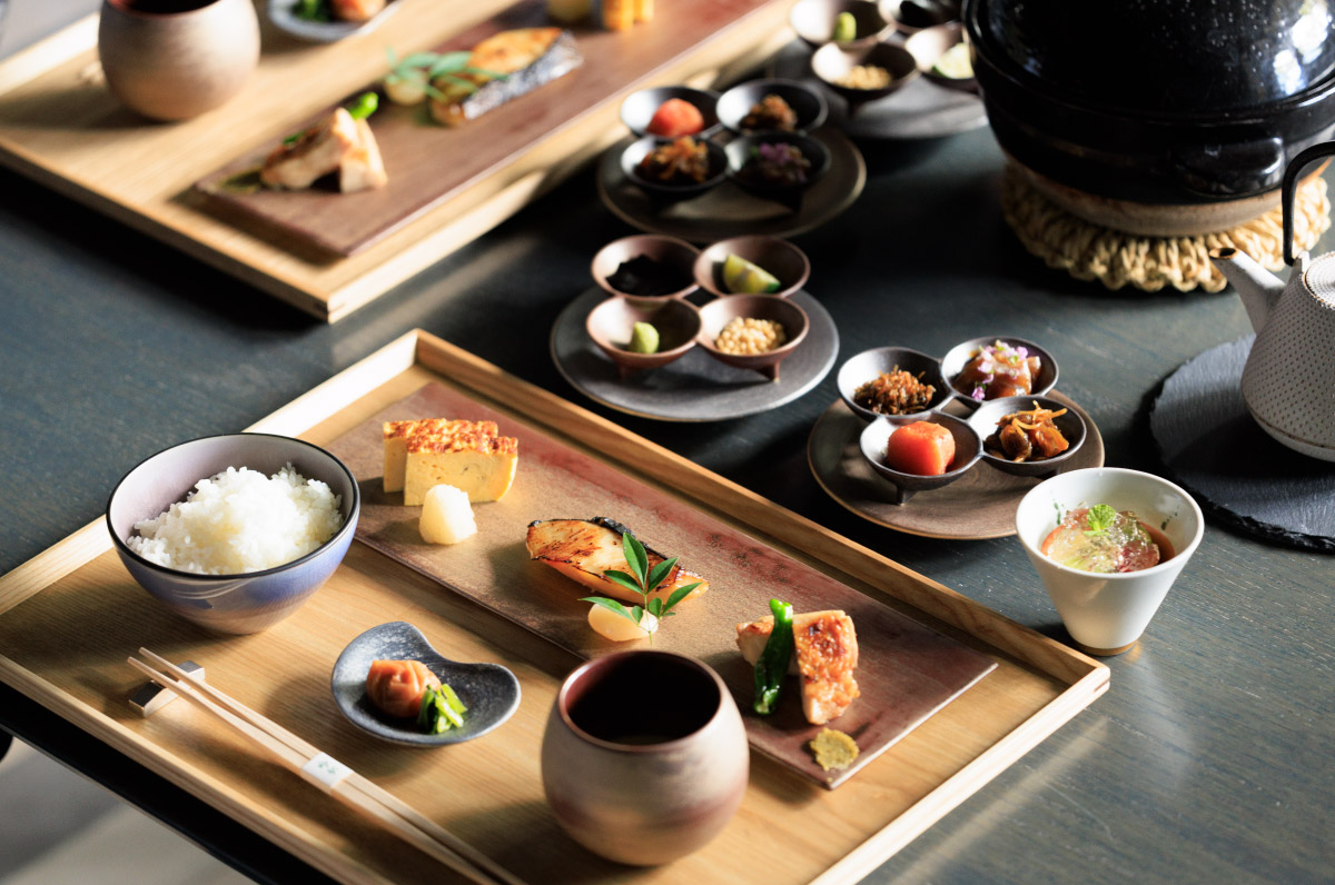 お好みで選ぶ金谷の朝食